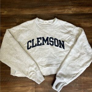 Clemson Gray Women's Sweater